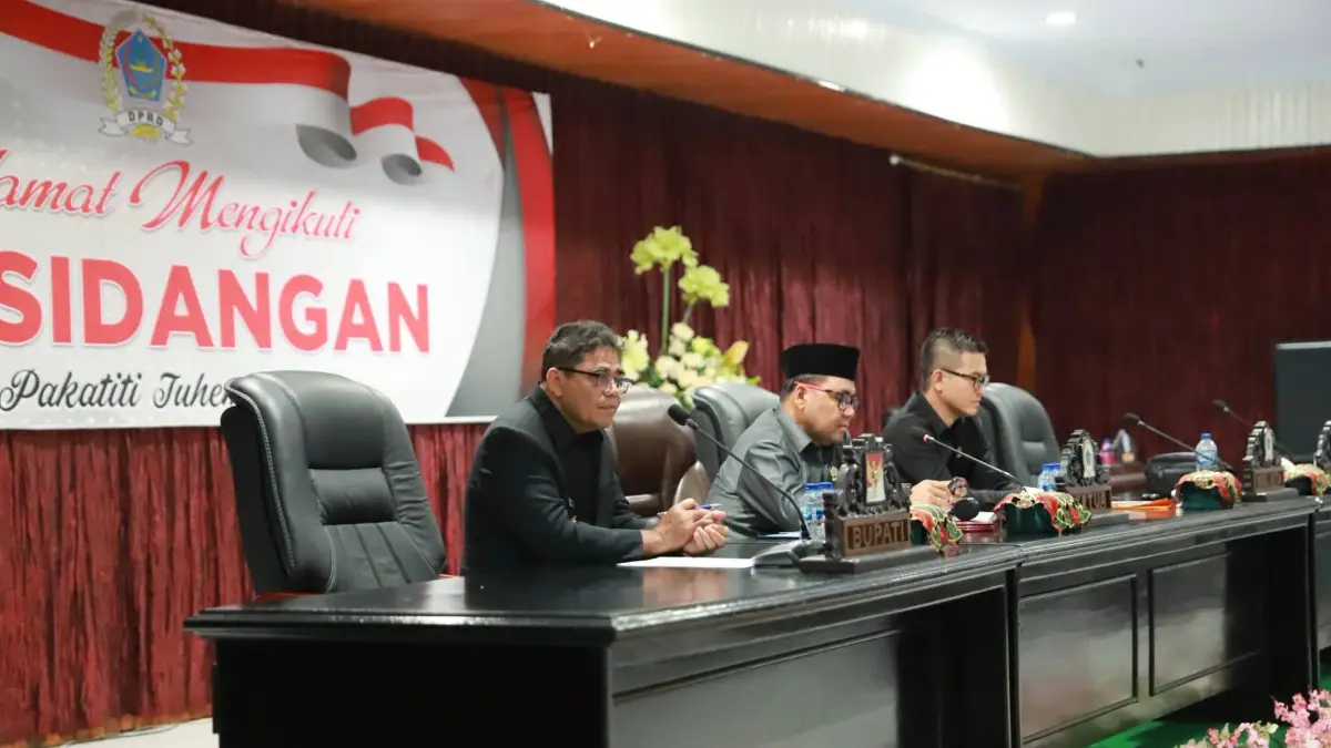 Makainas Hadiri Paripurna DPRD Sitaro Bahas Ranperda Pala dan Perubahan KUA-PPAS 2026