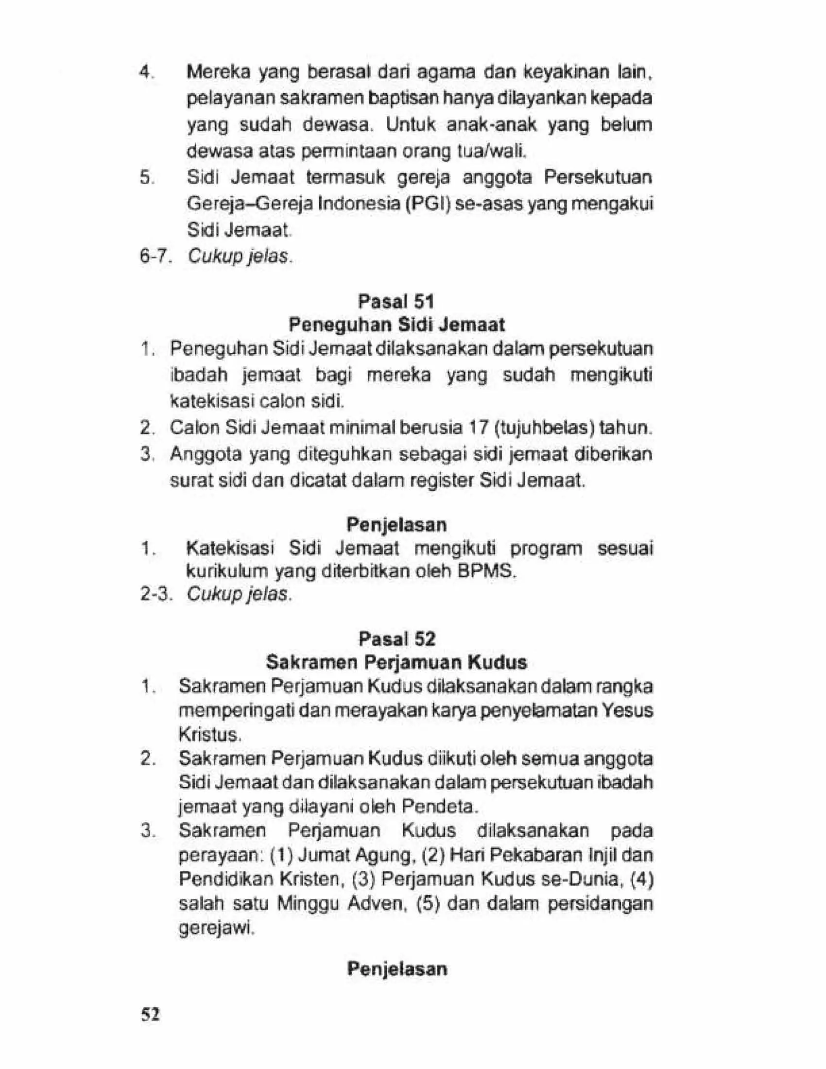 Tata Gereja 2021