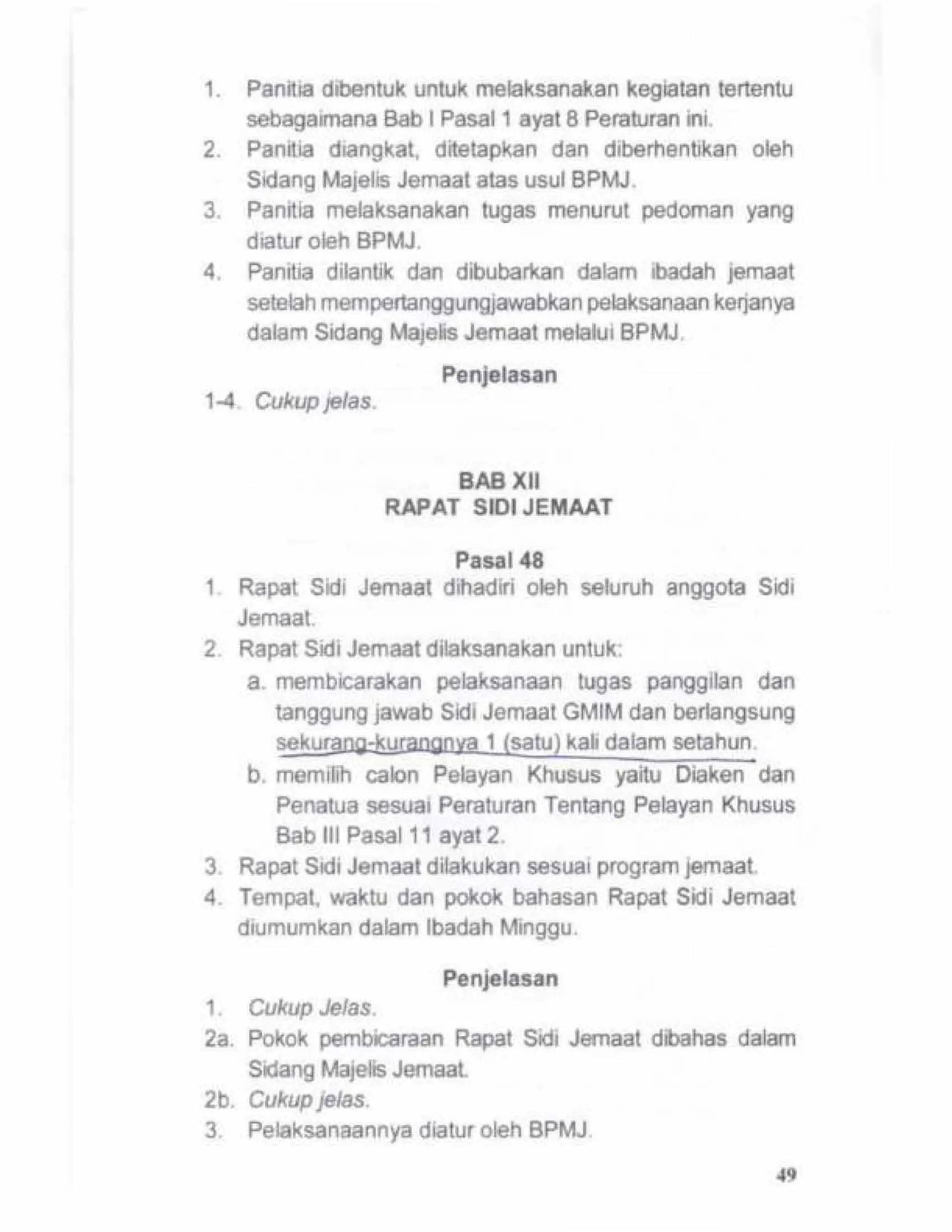 Tata Gereja 2021