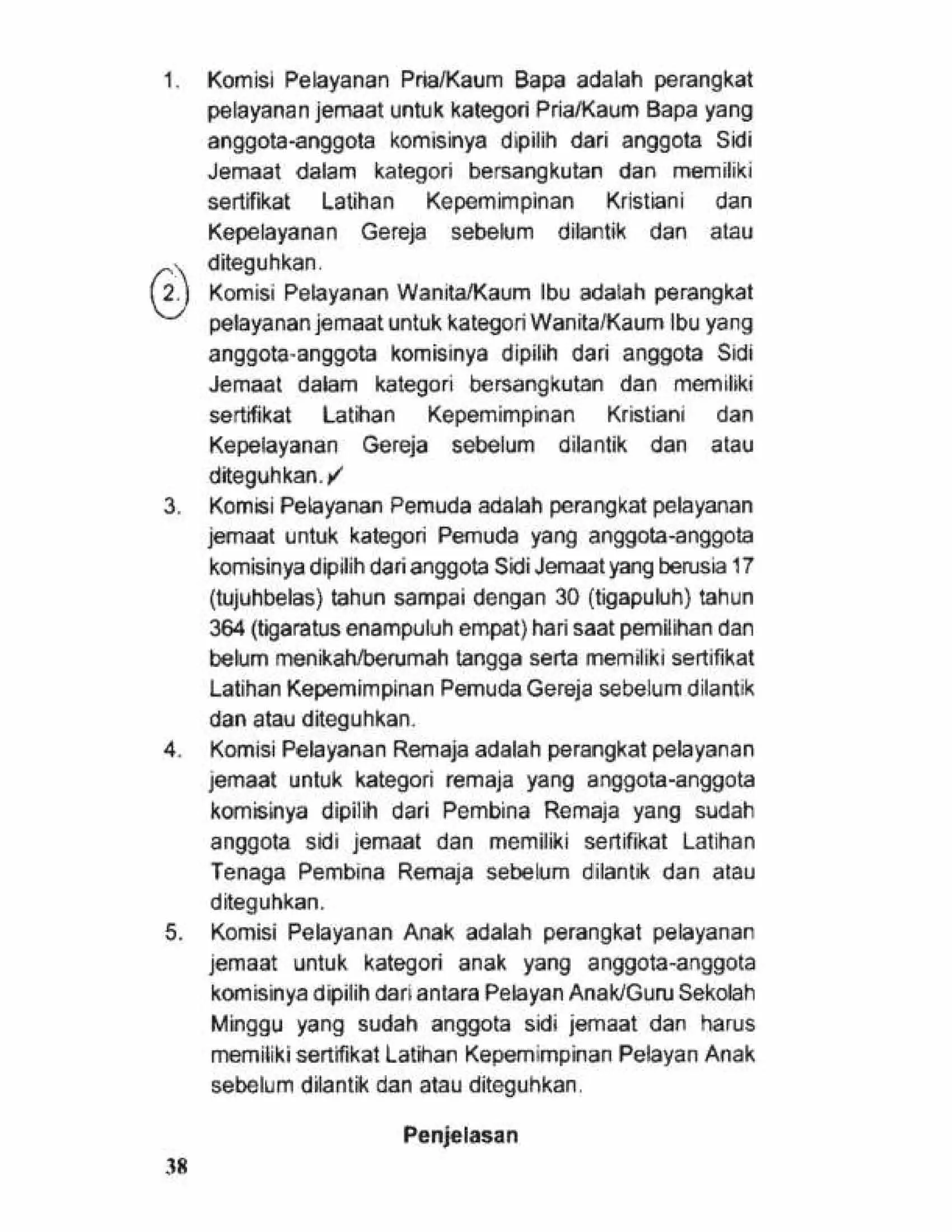 Tata Gereja 2021