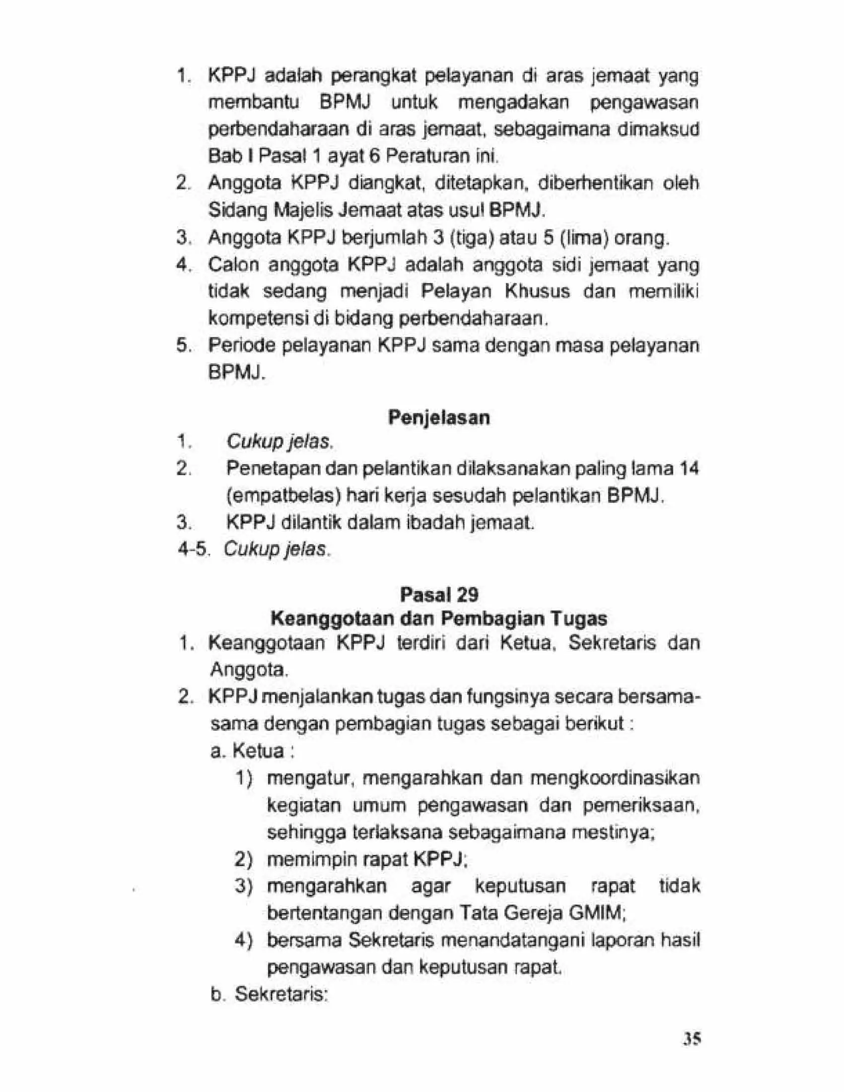 Tata Gereja 2021