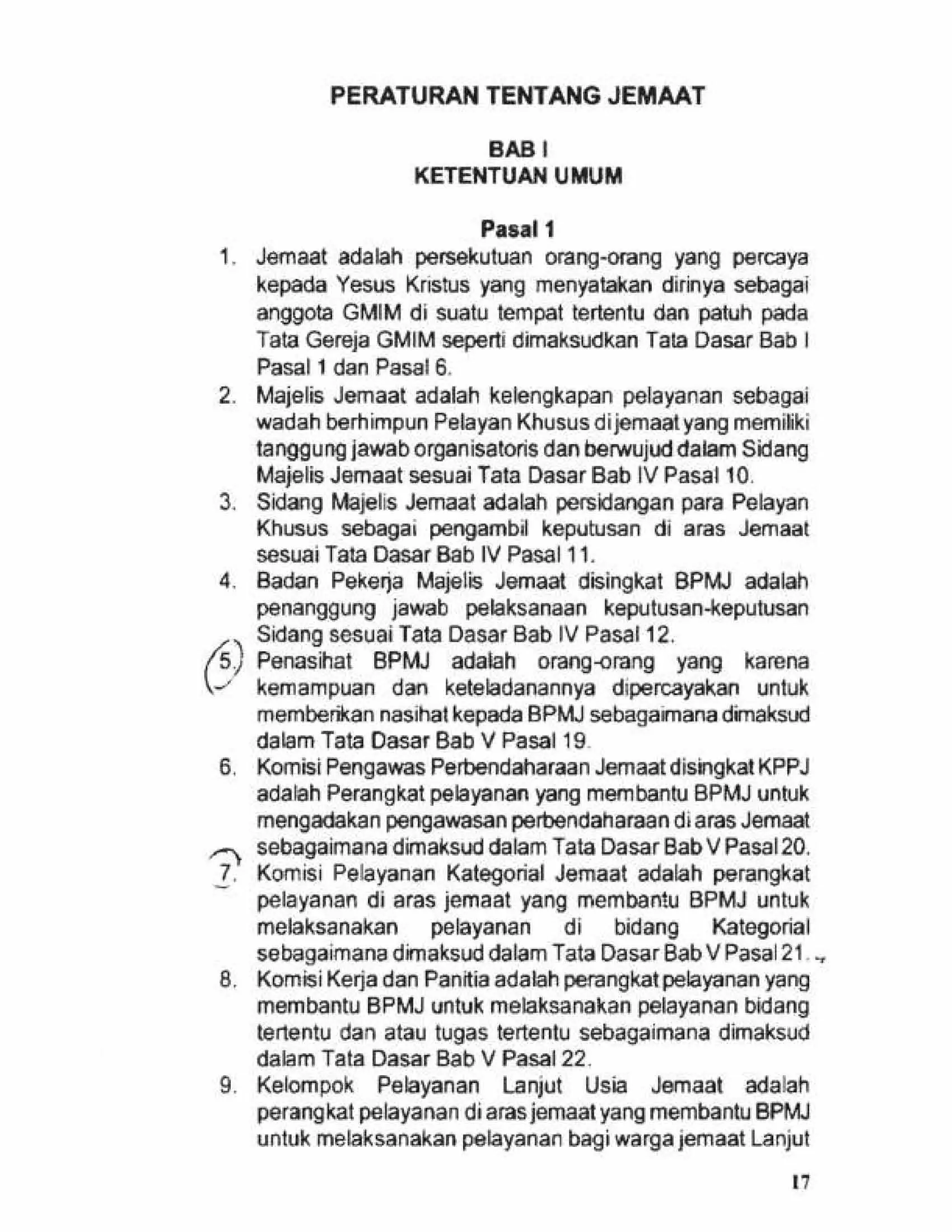 Tata Gereja 2021
