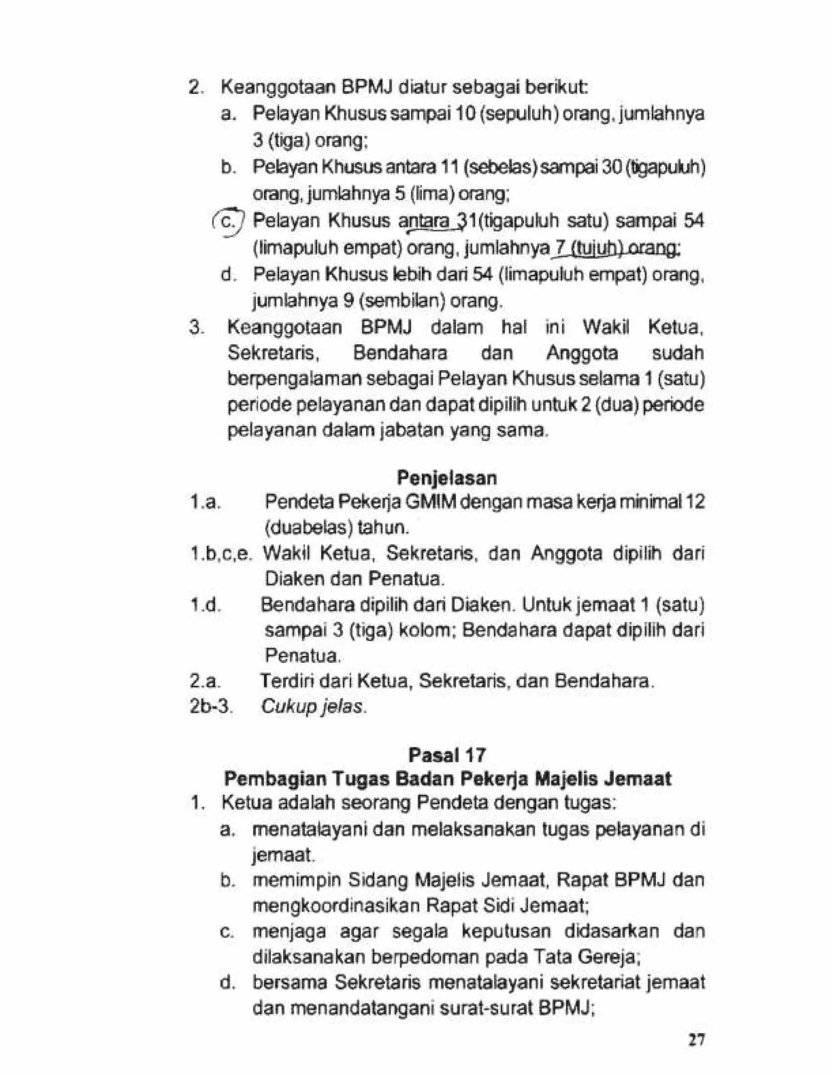 Tata Gereja 2021