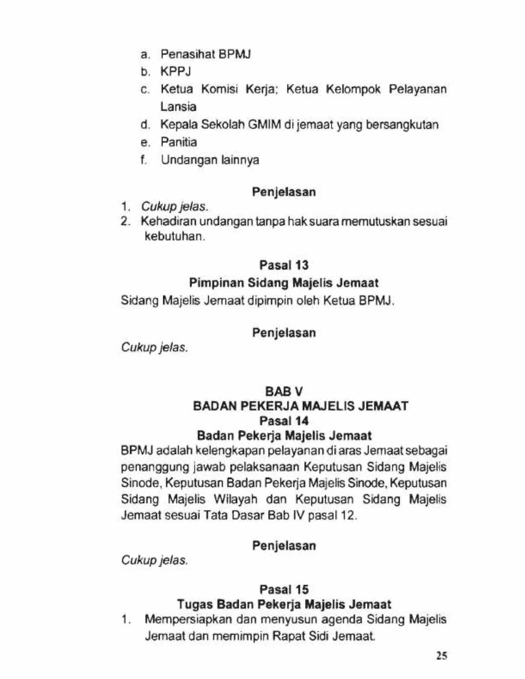 Tata Gereja 2021
