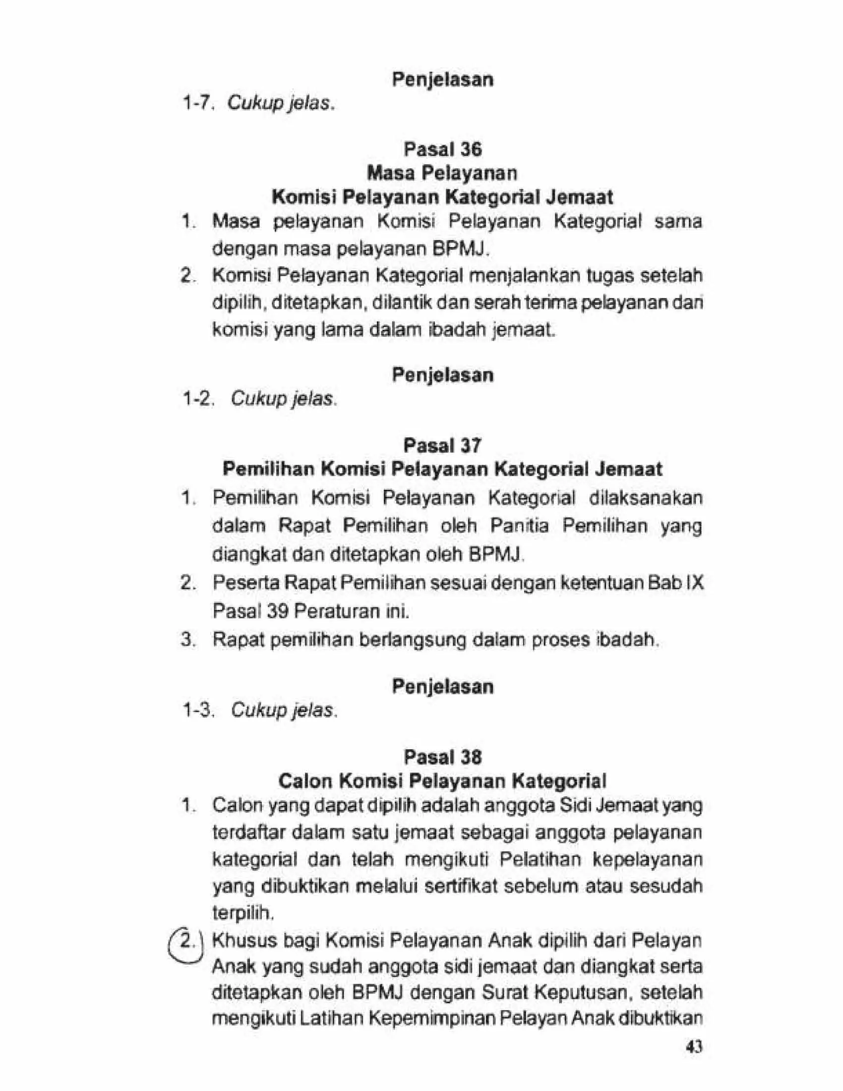 Tata Gereja 2021