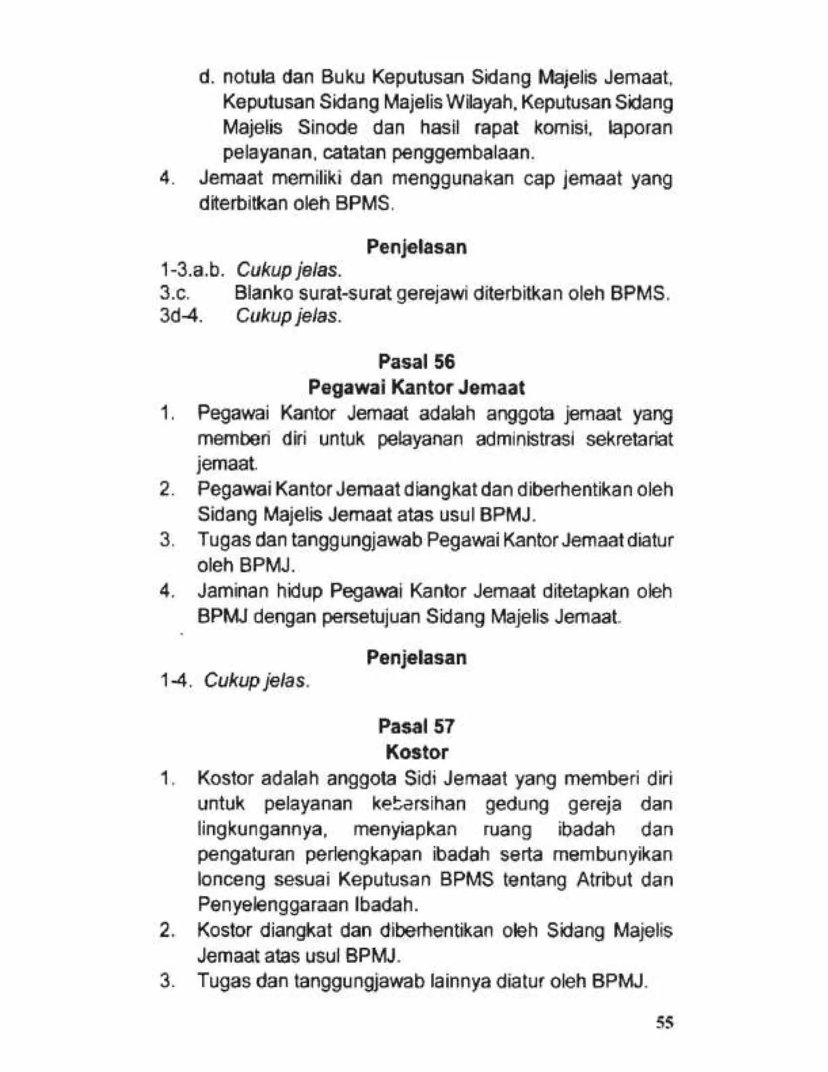 Tata Gereja 2021