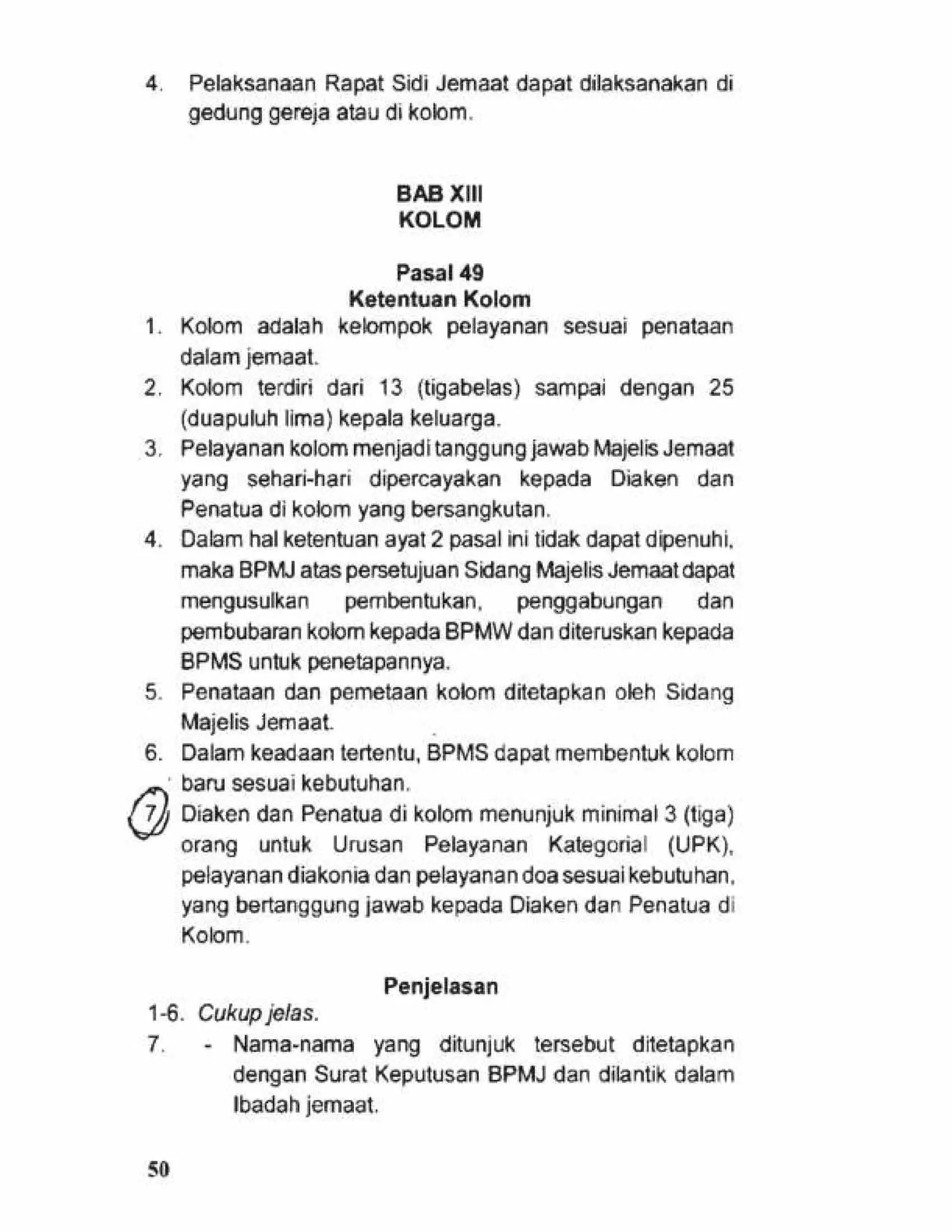 Tata Gereja 2021