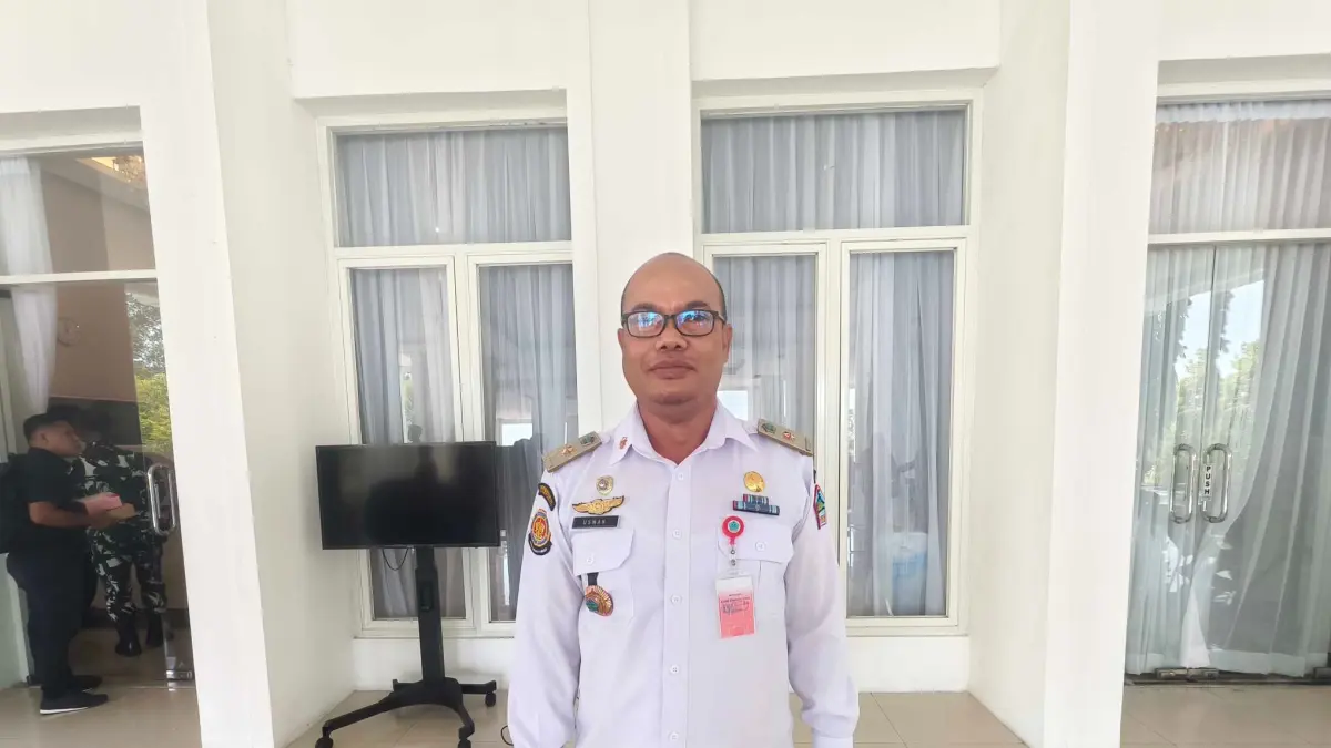 Kepala Dinas Pemadam Kebakaran dan Penyelamatan Kabupaten Minahasa Utara Usman. 