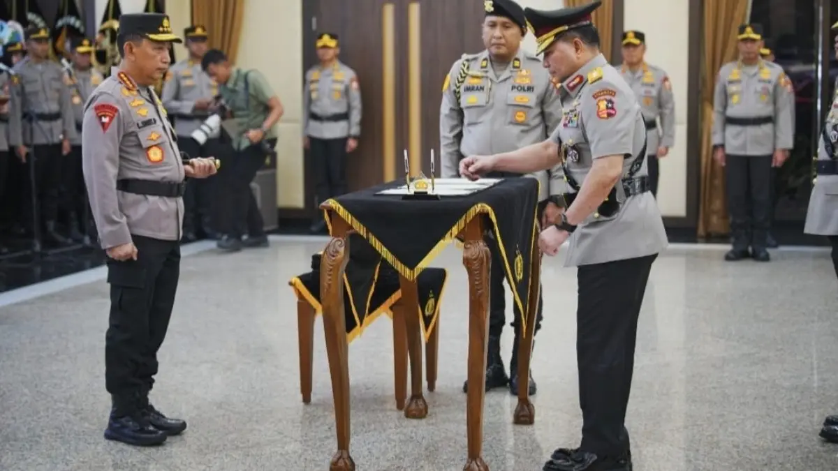 Potret Roycke Langie Resmi Dilantik Jadi Astamaops Kapolri oleh Kapolri Jenderal Listyo Sigit Prabowo, Rabu (3/9/2026) di Mabes Polri