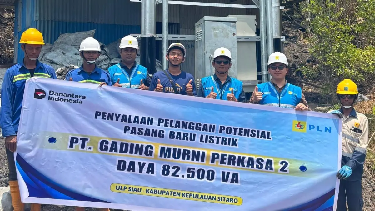 Sambut HPN 2026, PLN ULP Siau Dukung Pertumbuhan Usaha Lewat Penyambungan Listrik 82.500 VA