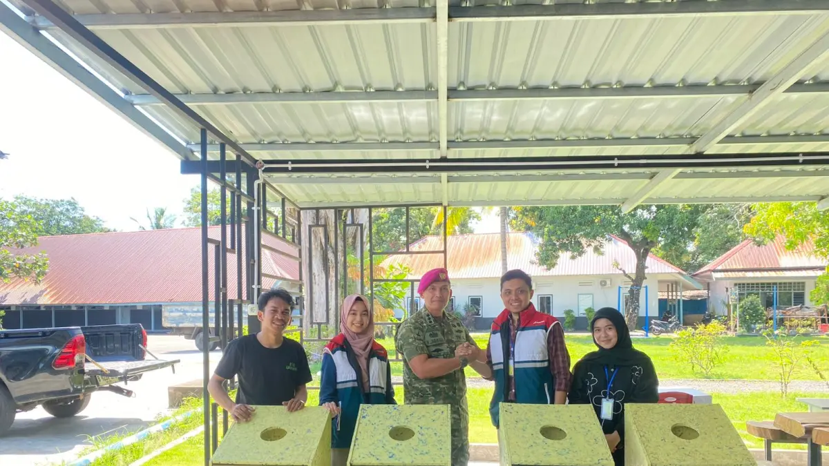 Pertamina IT Makassar Olah Limbah Plastik Segel Tangki Jadi Produk Bernilai Ekonomi