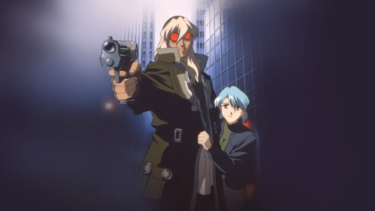 Sebuah visual anime sci-fi yang dikaitkan dengan spekulasi kembalinya Eat-Man, menyusul teaser misterius “That Man Is Coming Back” yang dijadwalkan diungkap pada 10 September 2026.