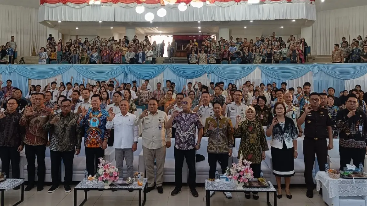 Pemprov Sulut bersama Pemkab Minahasa, Unima, Unsrat melaksanakan MoU dengan Kementerian HAM RI terkait penguatan kapasitas di Sulawesi Utara