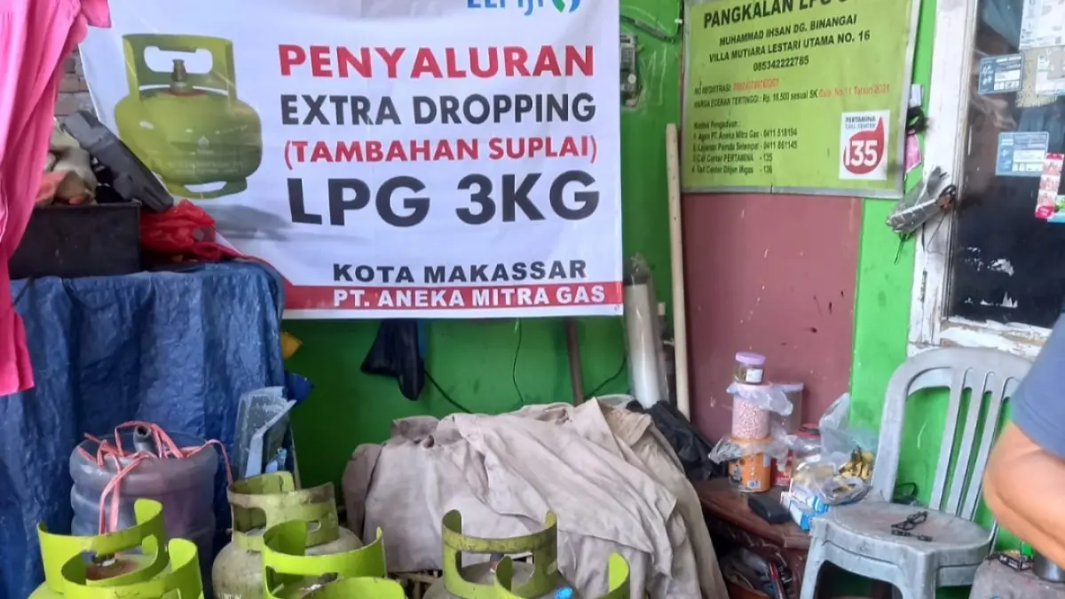 Pertamina tambah stok LPG 3 Kg di Sulsel.