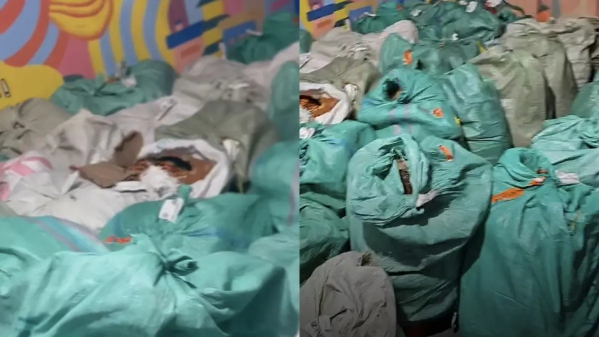 Rica bantuan pemerintah yang sudah masuk di Pasar Bersehati, Selasa (15/9)