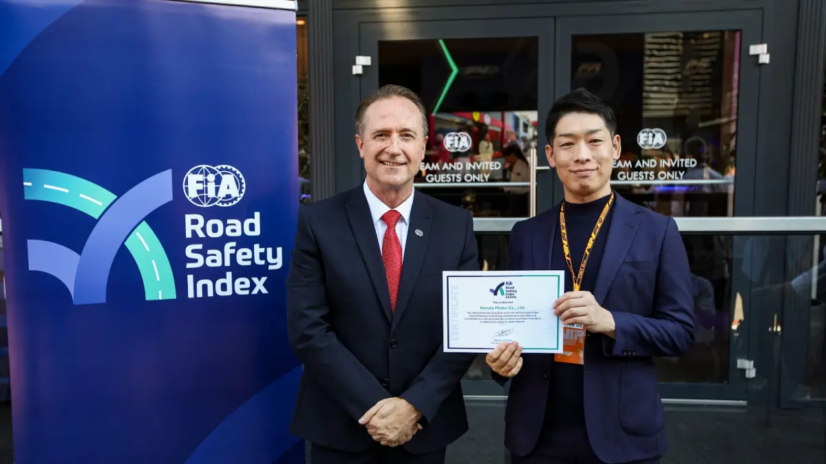 Penghargaan 5 Bintang FIA Road Safety Index menjadi pengakuan atas komitmen Honda terhadap keselamatan jalan raya.