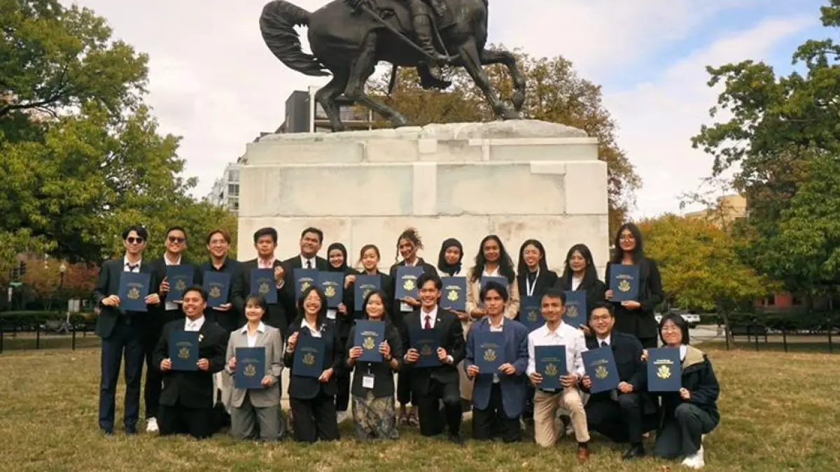 Peserta YSEALI AFP Fall 2025 di James Madison University, Virginia. (Kedubes AS)