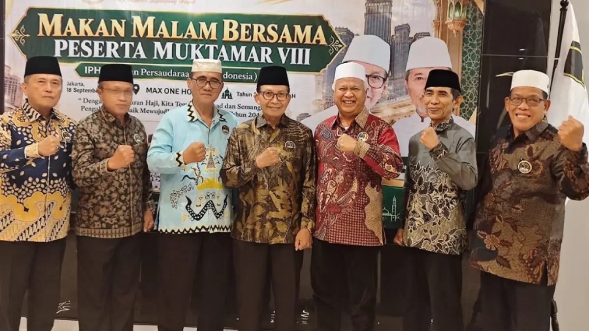 Ikatan Persaudaran Haji Indonesia (IPHI) menggelar Muktamar VIII di Hotel Maxone Wahid Hasyim Jakarta.