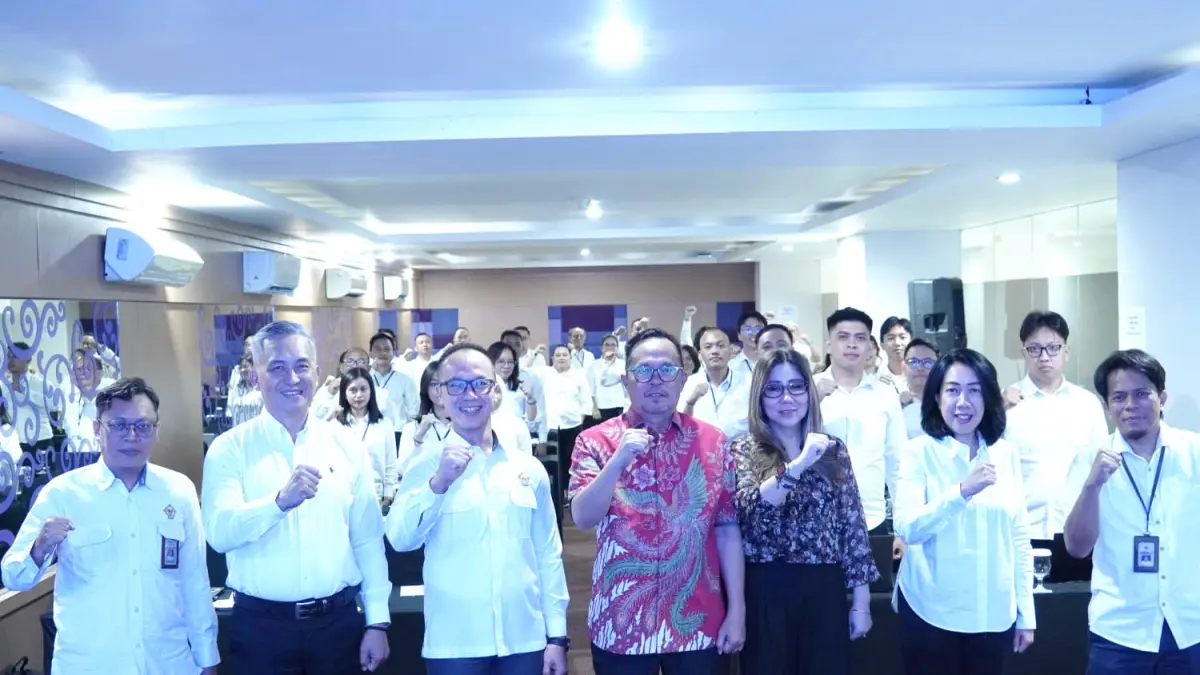PERKUAT: Wakil Wali Kota Manado usai membuka kegiatan Pelatihan Teknik Audit, Senin (21/9)