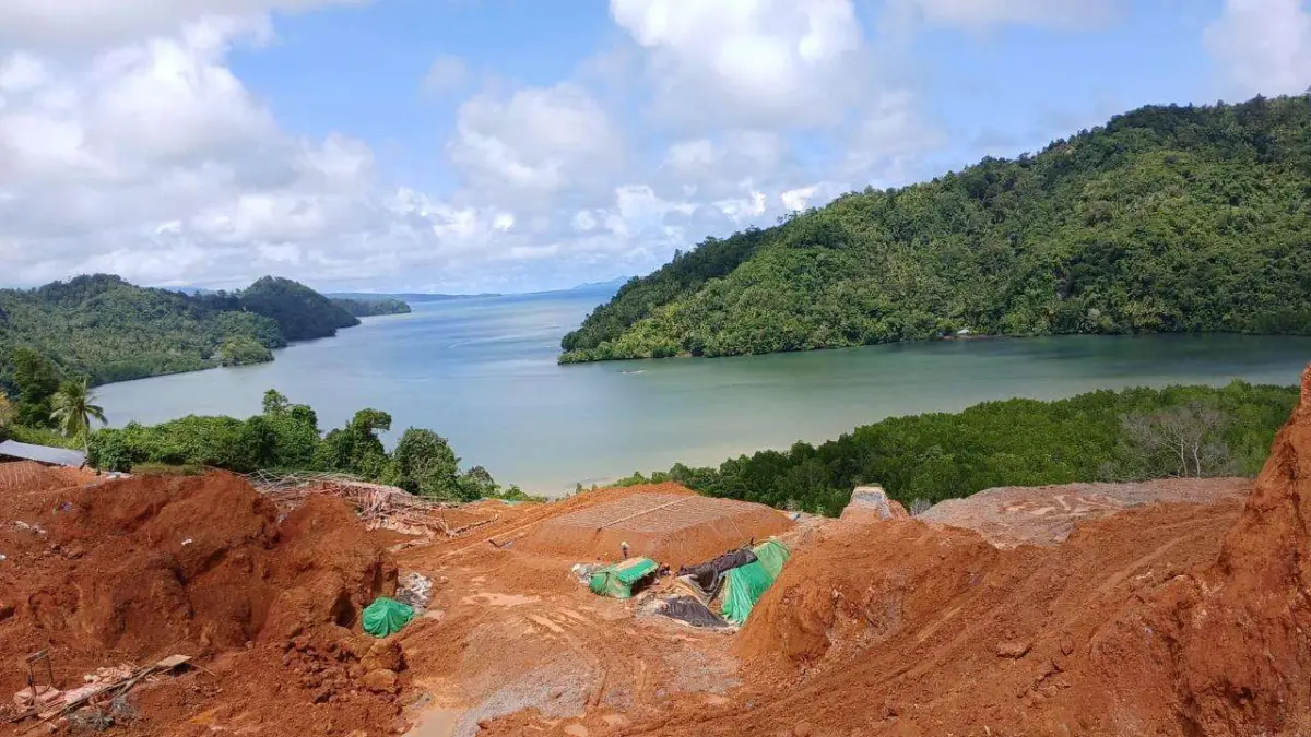 PERLU ATENSI: Lokasi tambang emas di Bowone Tanah Mahamu yang sekarang kembali beroperasi masih dengan pemodal yang sama