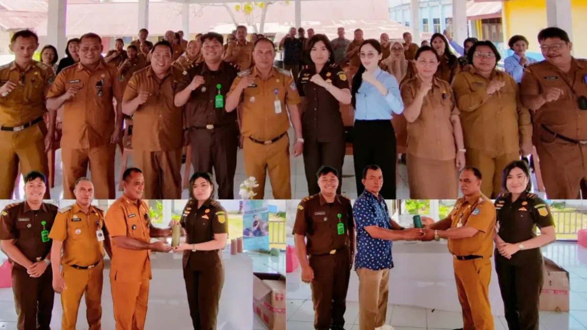 Kegiatan penerangan hukum yang dilaksanakan Kejari Bitung di Kecamatan Lembeh Utara.(Dok Istimewa)