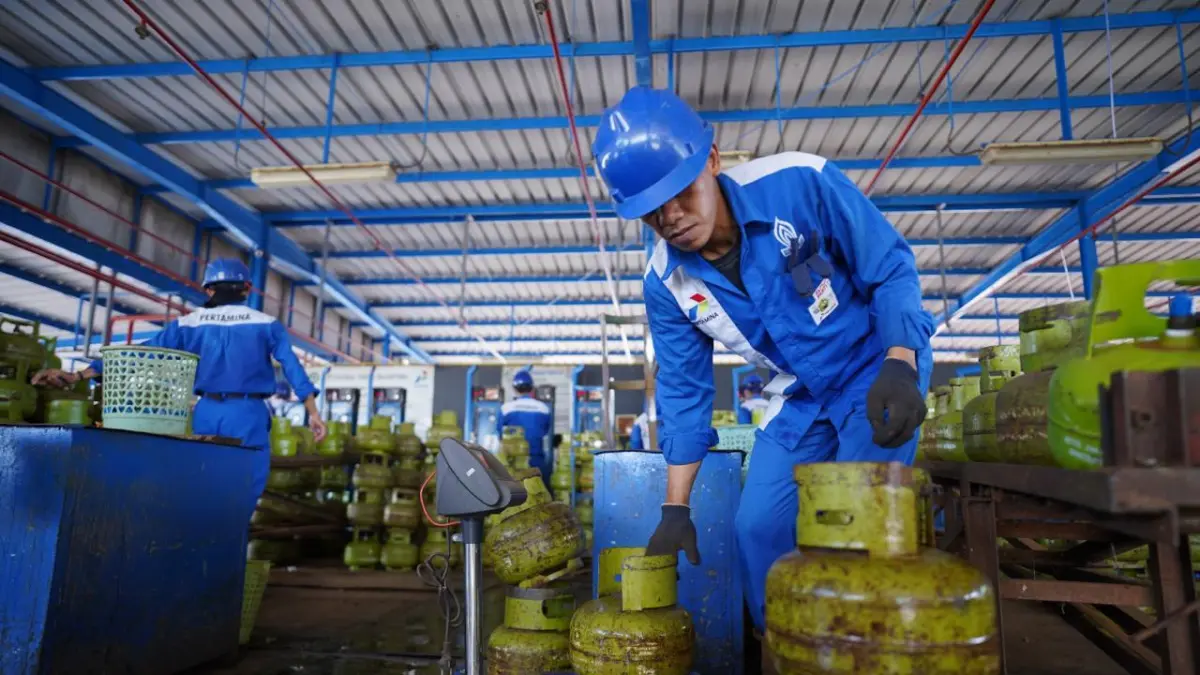 Proses distribusi LPG 3 Kg.
