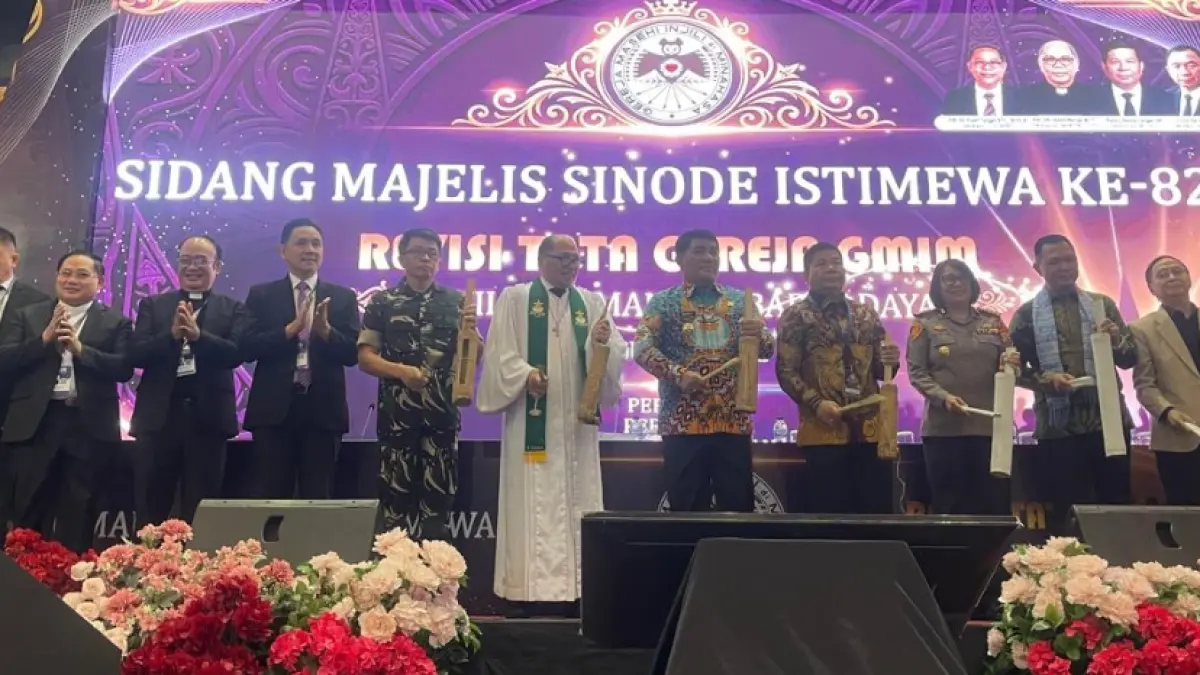 Pemukulan Tetengkoren membuka SMSI ke 82 GMIM tahun 2026 di wilayah MBD