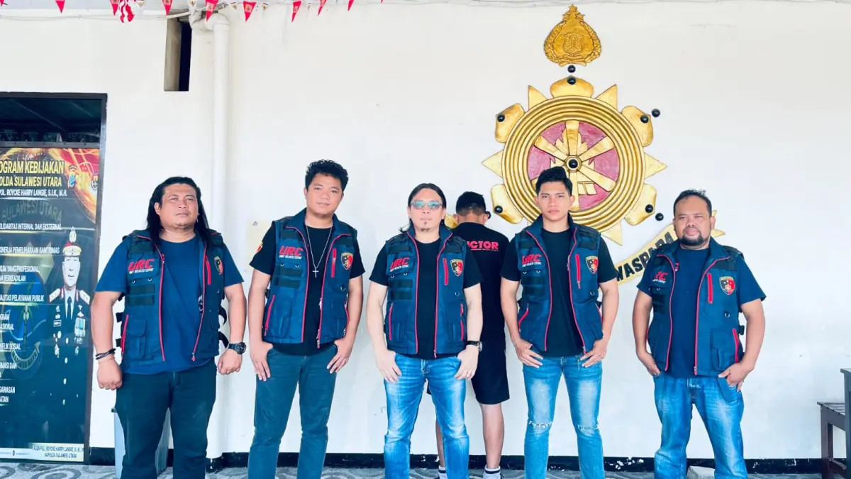 Tim URC Resmob Polres Bitung berhasil mengamankan terduga pelaku pencabulan anak di Mako Polres Bitung.(Dok Istimewa)