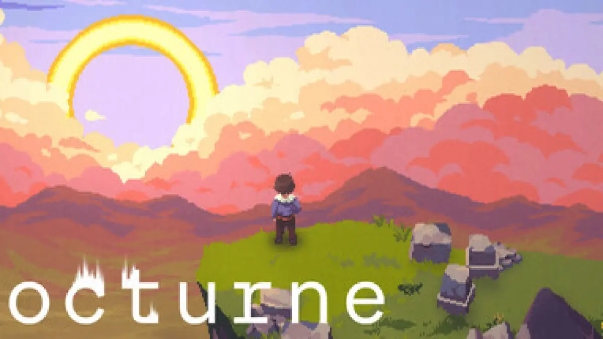 Illustrasi resmi untuk video game Nocturne (steam)