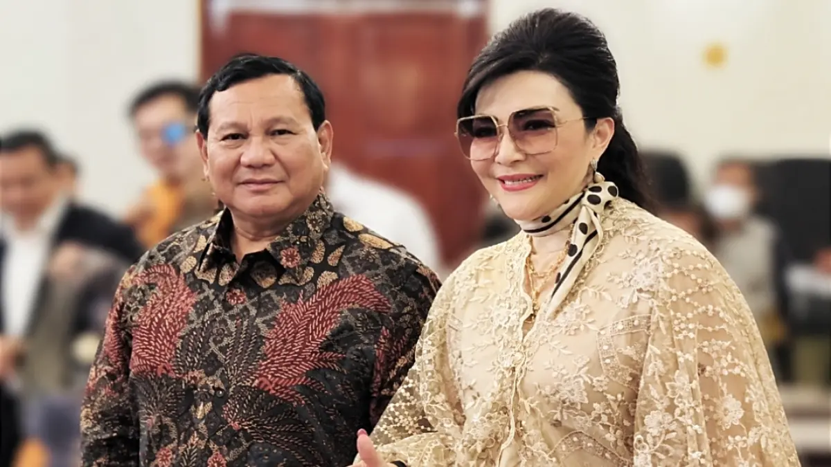 KOLABORASI: Presiden Prabowo Subianto saat bersama Anggota DPR RI Dr (HC) Christiany Eugenia Paruntu dalam momen kenegaraan.