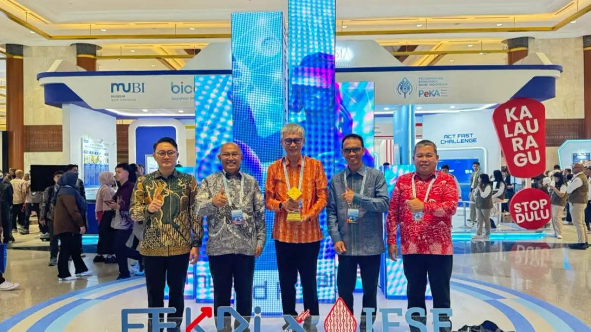 Kepala BI Sulut Joko Supratikto (ke dua dari kanan) saat hadir dalam acara FEKDI x IFSE 2026