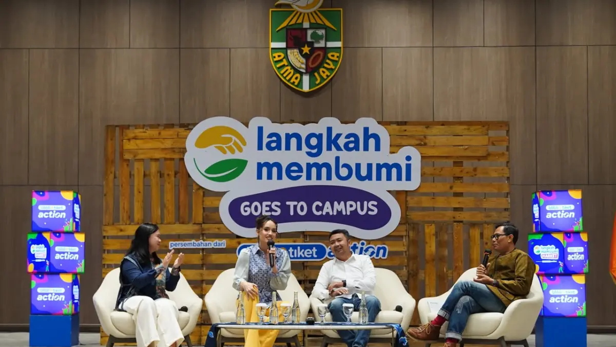 Langkah Membumi Goes To Campus hadir di lima kampus di Jabodetabek bersama Cinta Laura Kiehl sebagai Change Maker Partner