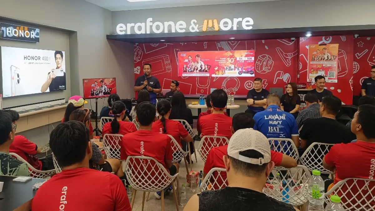 Konfrensi pers pelaksanaan Erafone Run Manado 2026 yang berlangsung akhir pekan lalu.