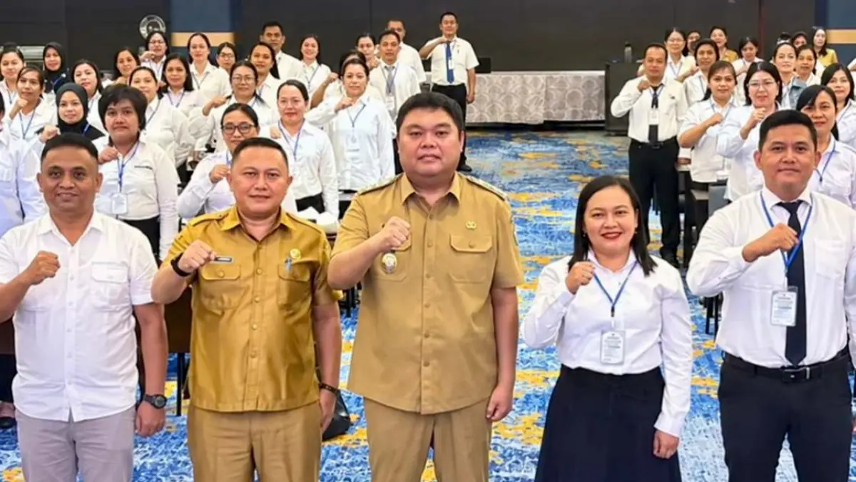Pelatihan Bakal Calon Kepala Sekolah Kabupaten Sangihe tahun 2026, bertempat di The Sentra Hotel, Minahasa Utara, Selasa (29/9/26).