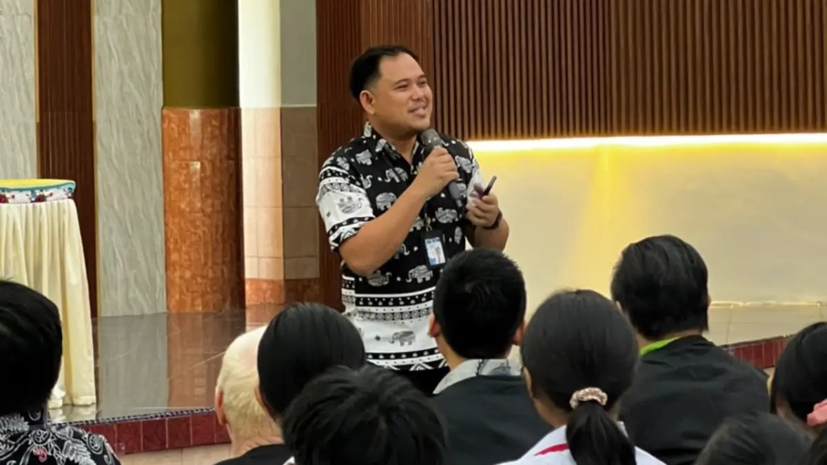 Materi dari sponsor BRI yang dibawakan oleh Andrew Sepang