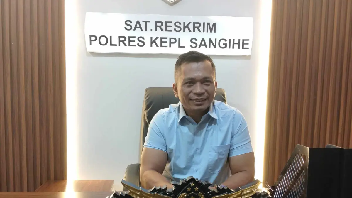 Kasat Reskrim Polres Sangihe, IPTU Harli E Buida.
