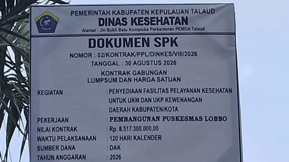 DIPERTANYAKAN: Status tender batal di laman LPSE, tapi ternyata pekerjaan sementara dikerjakan.