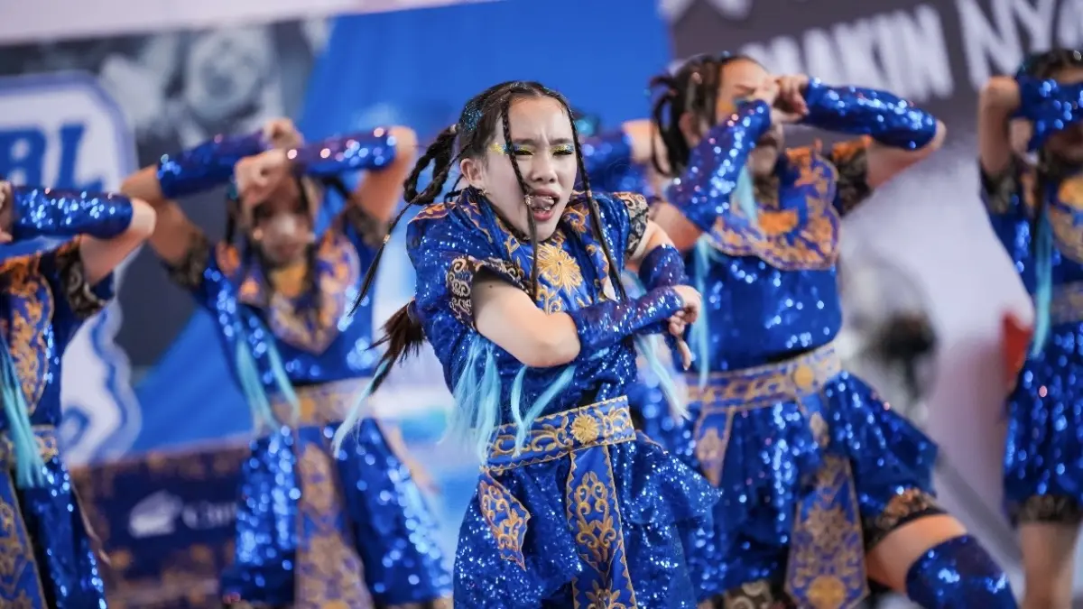 Penampilan tim dance SMA Citra Kasih Manado