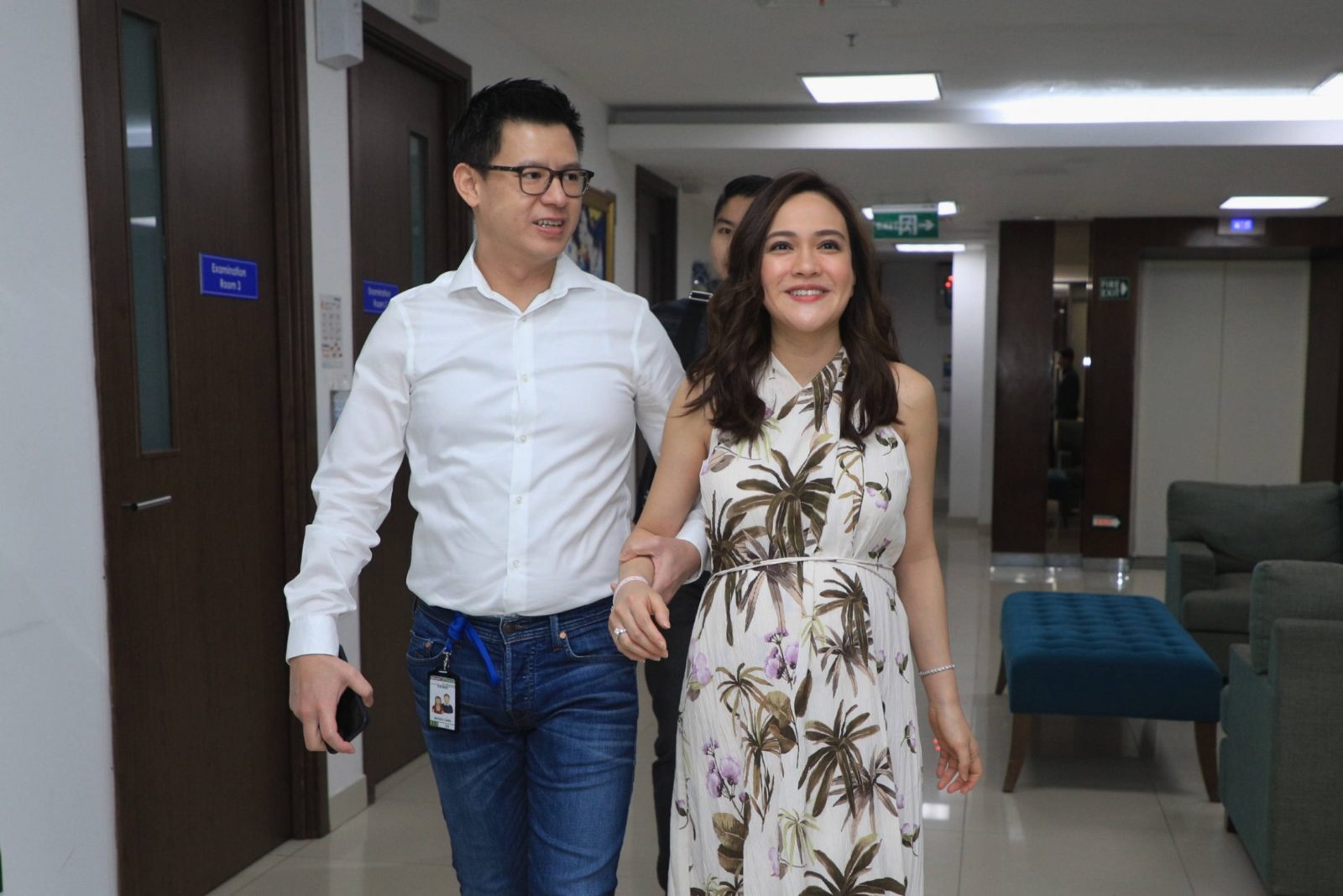 Shandy Aulia dan suaminya David. (Imam Husein/Jawa Pos)
