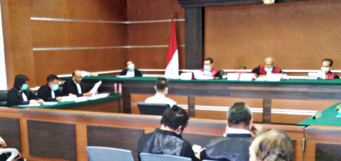 PERIKSA: Sidang kasus dugaan tipikor di Dinas Kelautan dan Perikanan Kota Bitung pada tahun anggaran 2015 di Pengadilan Terpadu Manado.