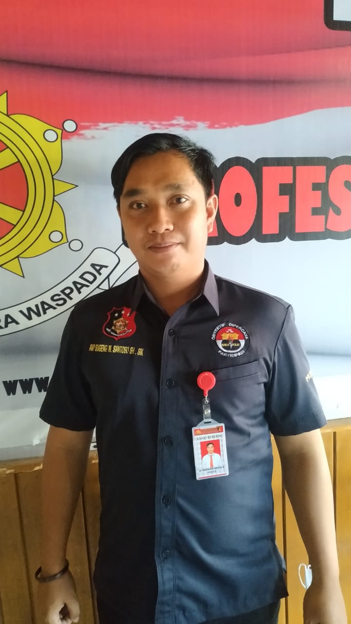 Kasatreskrim Polres Minahasa AKP Sugeng Santoso