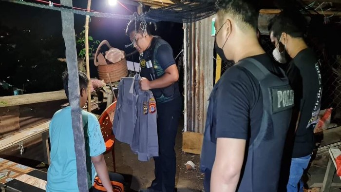 Penangkapan Polwan Gadungan di Bitung