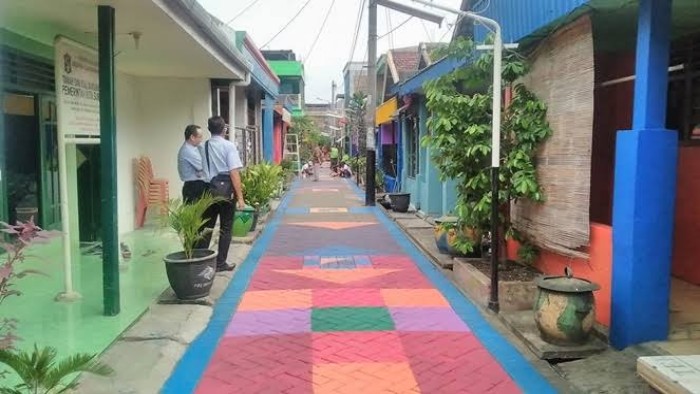 Kondisi Gang Dolly yang berubah 360 derajat (Jawa Pos)