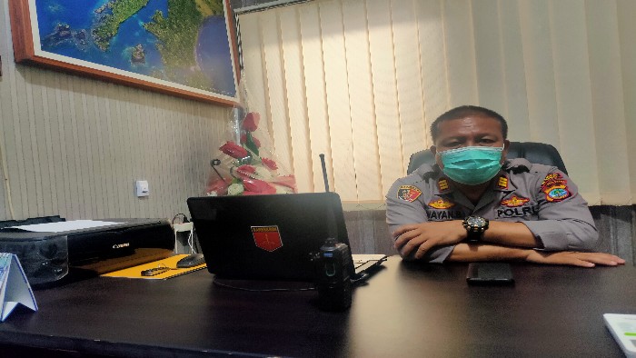 Kapolsek KP3, AKP Wayan Budiartha (Don Papuling/Manado Post)