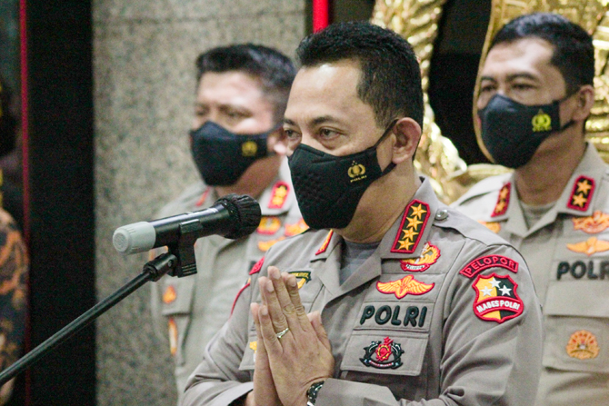 Kapolri Jenderal Pol Listyo Sigit Prabowo. (Dery Ridwansah/ JawaPos.com)