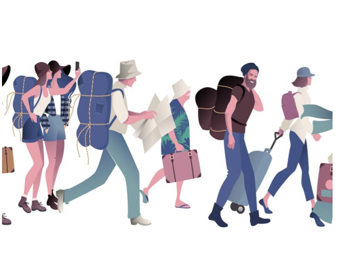 Ilustrasi Wisman