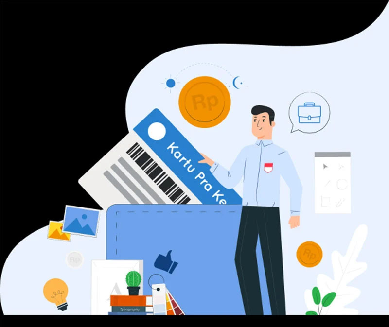 Ilustrasi Kartu Prakerja. Foto: prakerja.go.id