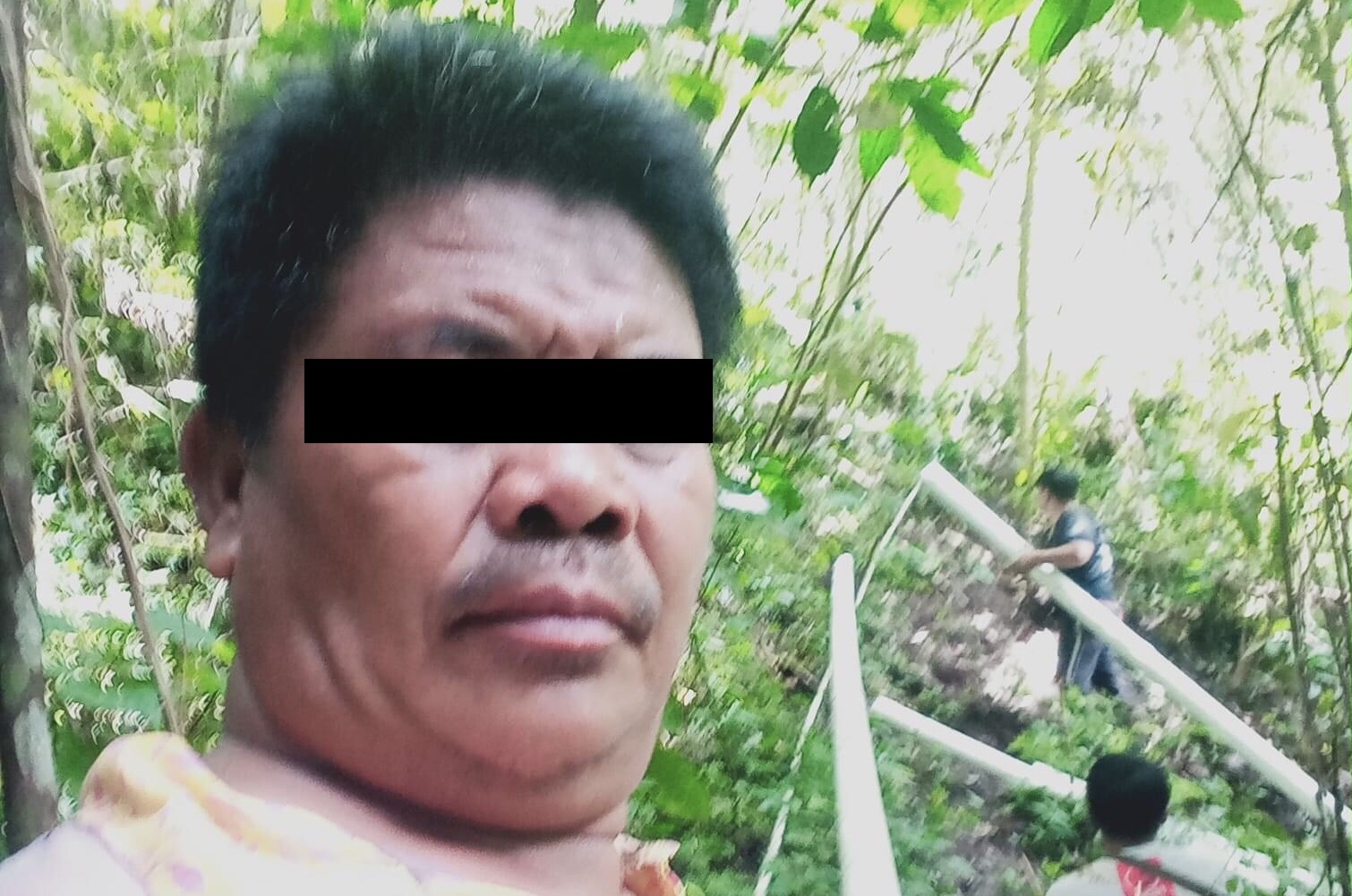 FK, tersangka pembunuhan di Koha, sudah ditemukan dalam kondisi gantung diri, Jumat (28/5).