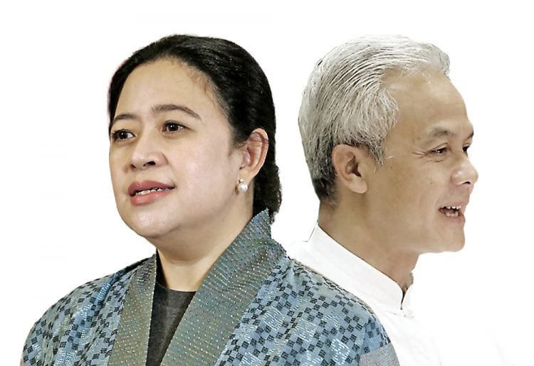 Puan Maharani dan Ganjar Pranowo. (Dok Radar Semarang)