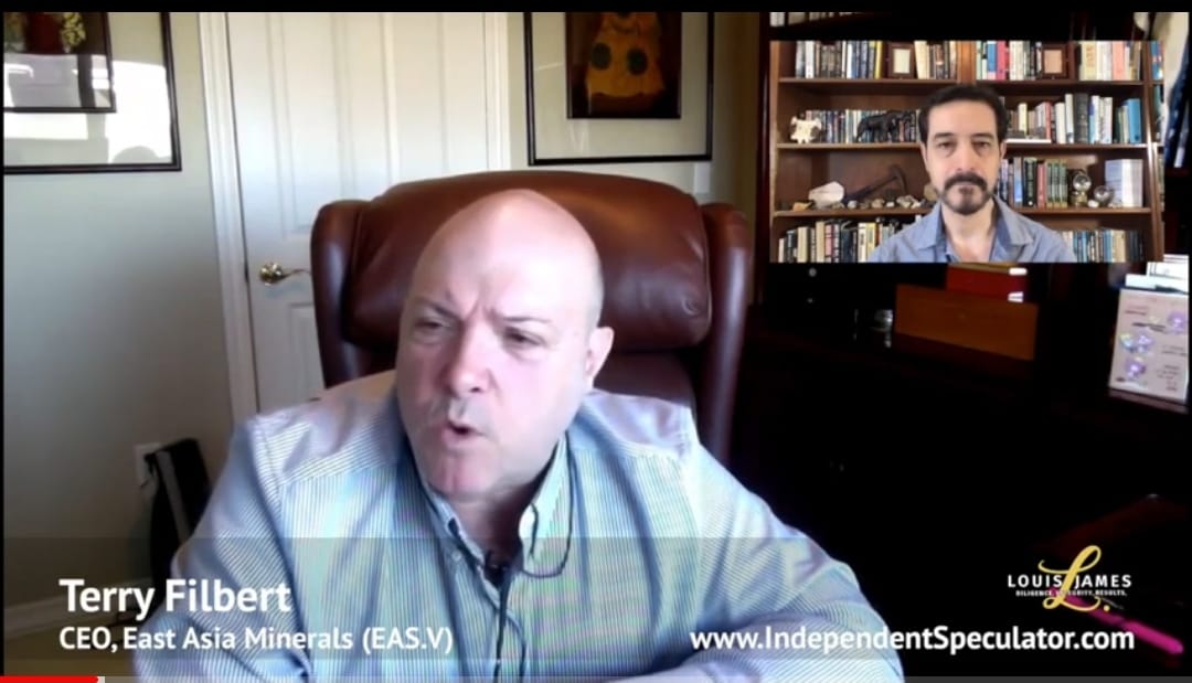 Terry Filbert, President and Director, saat masih CEO East Asia Minerals. (www.independentspeculator.com)
